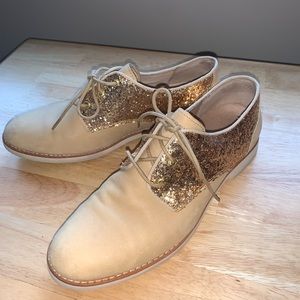 Worn few times, gold in color